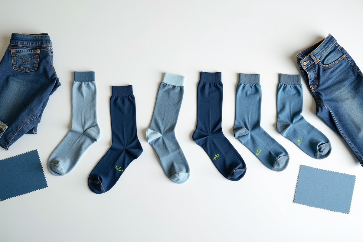 chaussettes denim