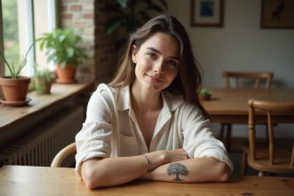 Tatouage d'un arbre de vie avec prénom gravé dans les racines